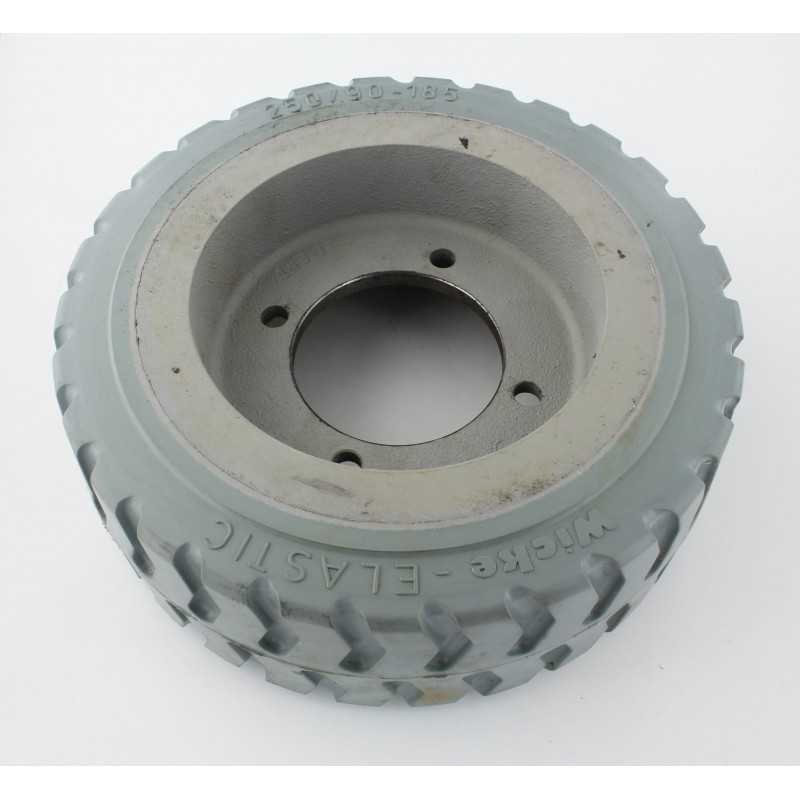 ROUE  COMPLETE CTC GRIS POUR AUTOLAVEUSE FIMAP