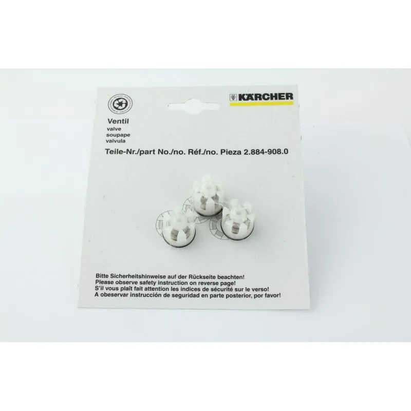 SOUPAPES (3 PIECES) POUR NHP KARCHER HDS 490 (45801170)