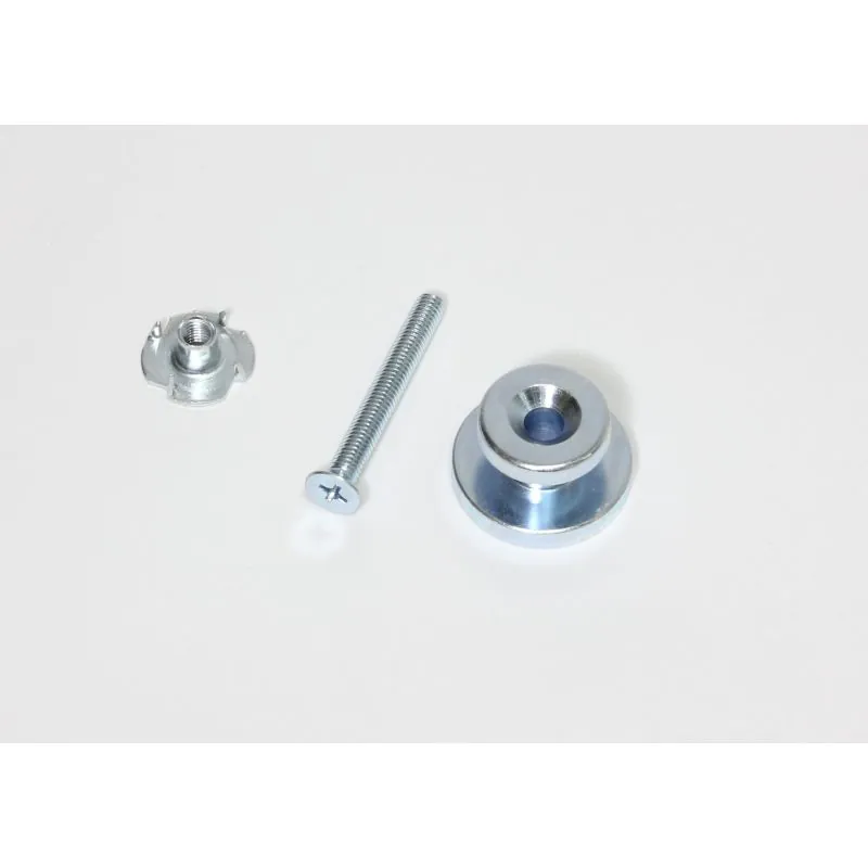 PLOT METAL AVEC INSERT ET VIS POUR PLATEAU FLOORPUL