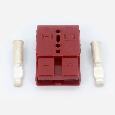 FICHE CHARGE BATTERIE 120 AMPERES ROUGE