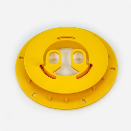 KIT CENTRAGE DE DISQUE JAUNE A CLIPS